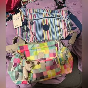 Kipling resort stripes and K squared bundle